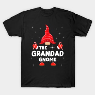 The Grandad Gnome Matching Family Christmas Pajama T-Shirt